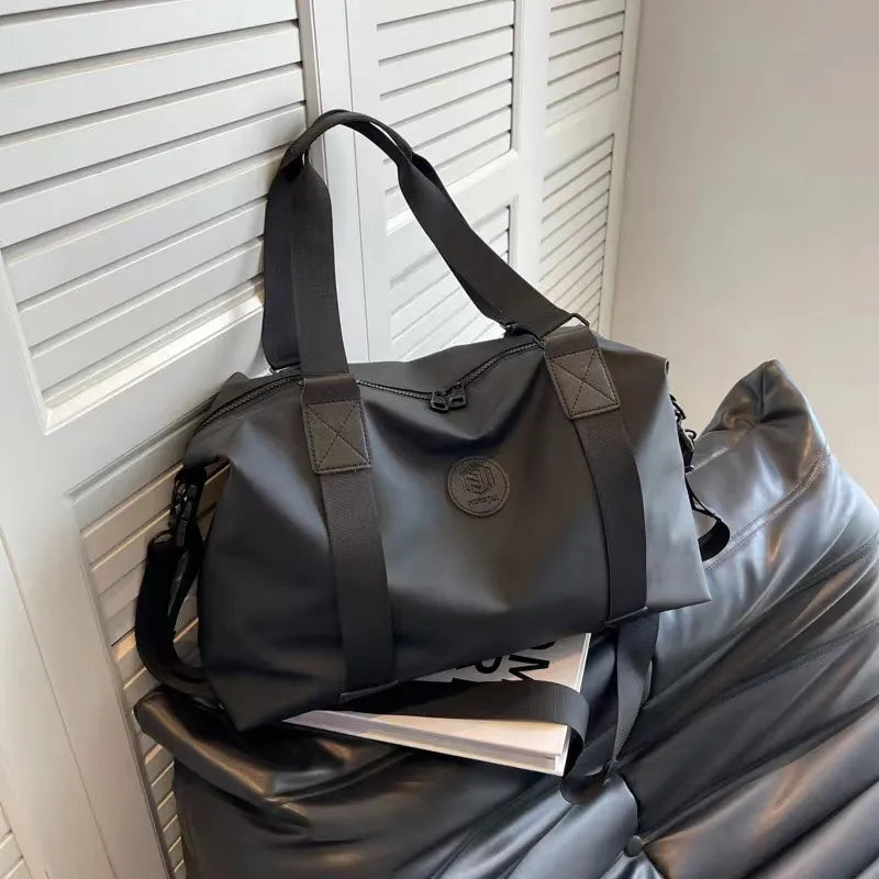 Oxford Cloth Travel Handbag - Tigbul's Variety Fashion Shop