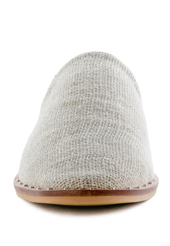 RAG & CO Canvas / Suede Mules - Tigbul's Variety Fashion Shop