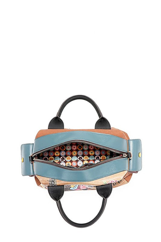 Nicole Lee USA Eco-Leather Boston Bag - Tigbul's Variety Fashion Shop