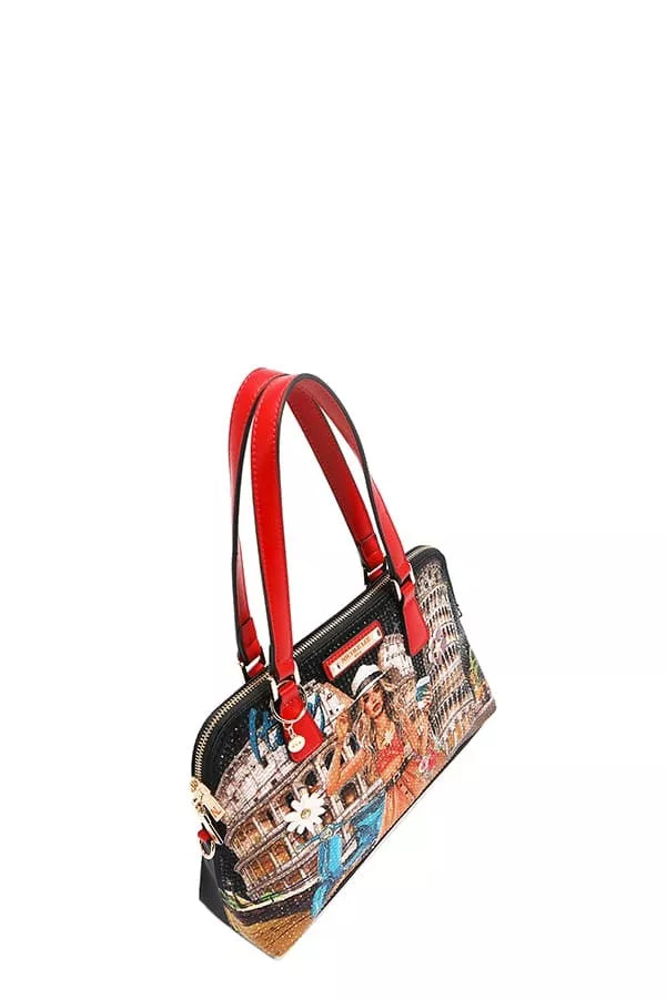 Nicole Lee USA Martha Travels Italy - Dome Satchel - Tigbul's Variety Fashion Shop