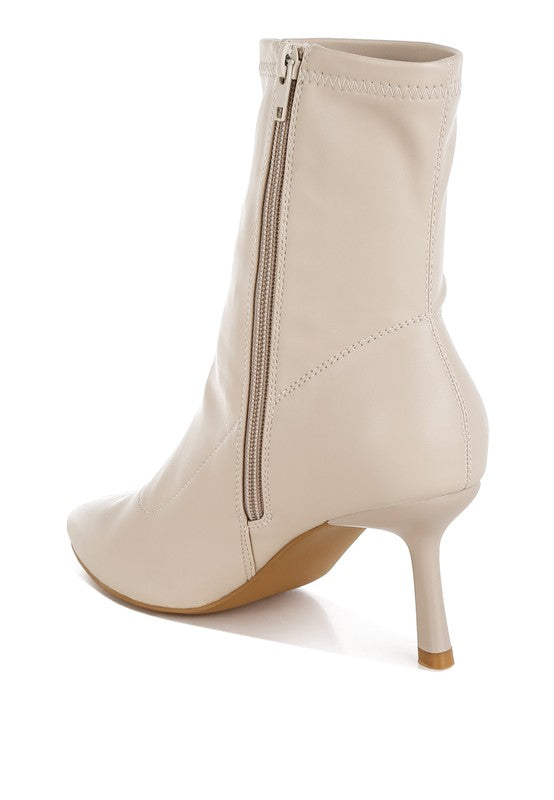 Pumila Stiletto Heel Sock Boots - Tigbul's Variety Fashion Shop