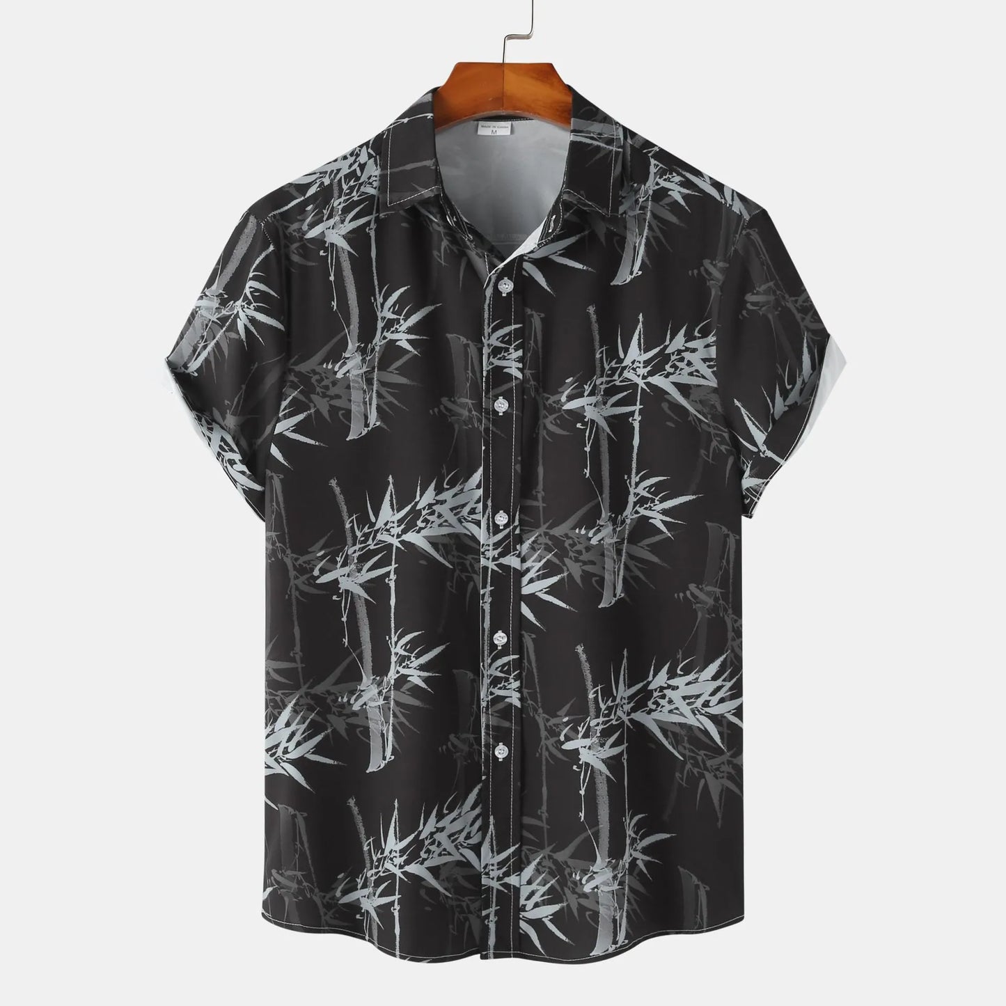 Men's Printed Short Sleeve Button-Up Shirt - Tigbul's Variety Fashion Shop