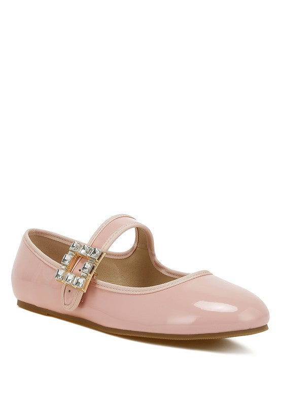 Upstage Brooch Mary Jane Sandals - Tigbul's Variety Fashion Shop
