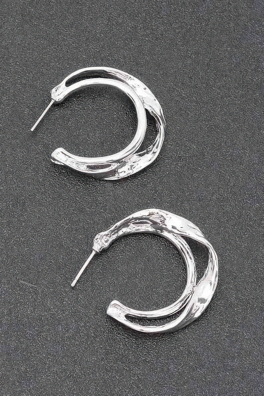 Gold Plated Metal Earring - Tigbul's Variety Fashion Shop