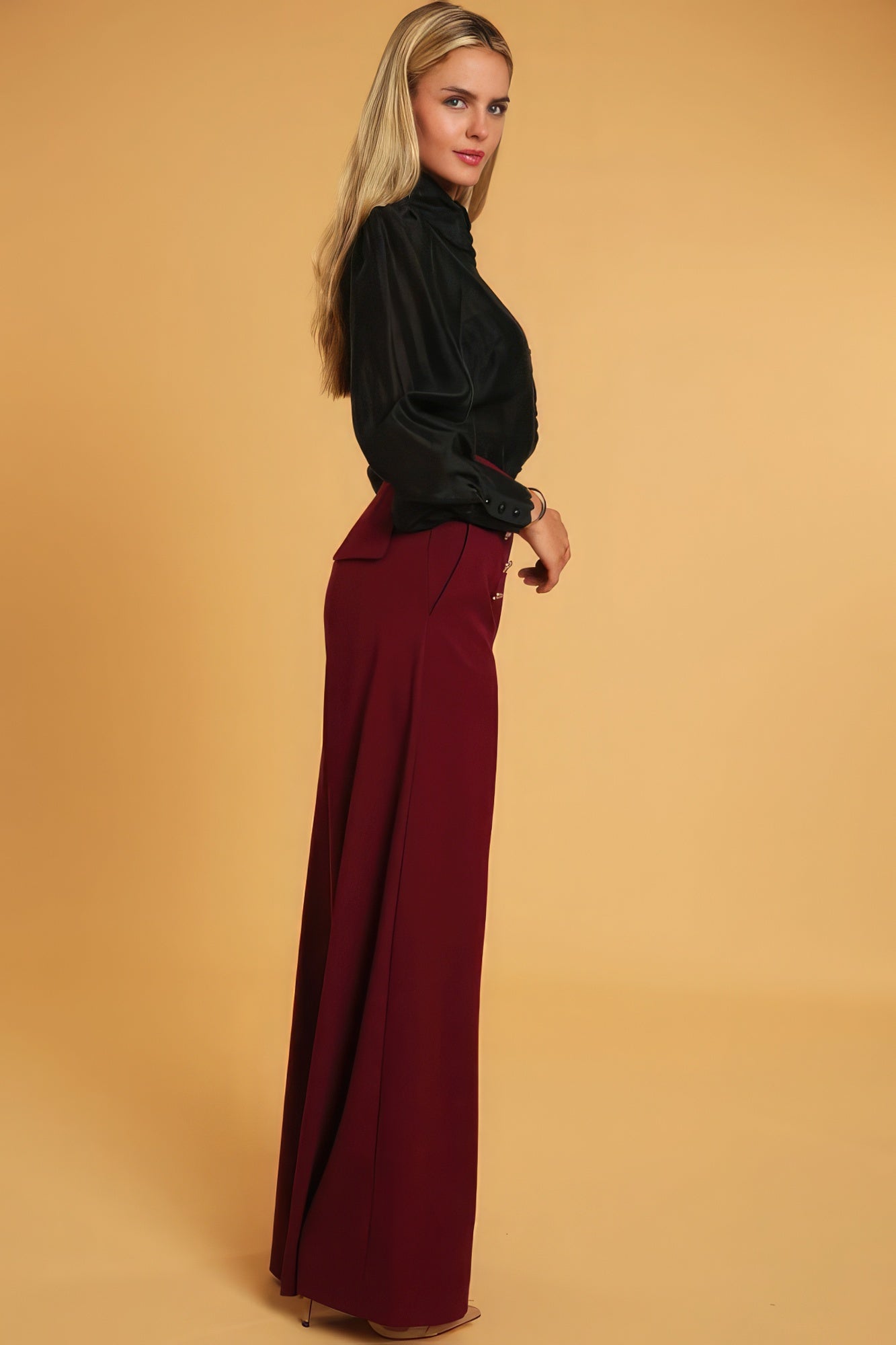 High Waisted Dressy Pants - Tigbul's Variety Fashion Shop