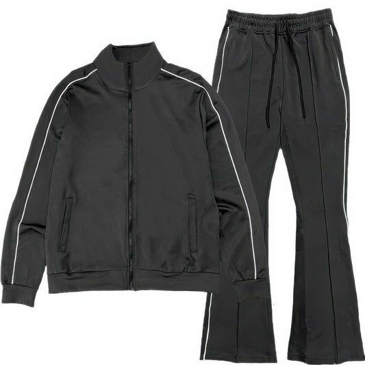 Mens Side Pipe Track Jacket - Tigbul's Variety Fashion Shop