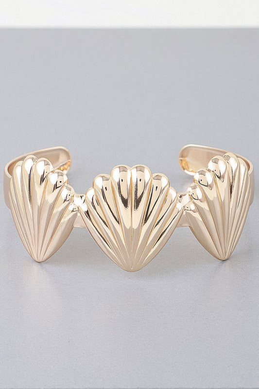 Mermaid Shell Cuff Bracelet - Tigbul's Variety Fashion Shop