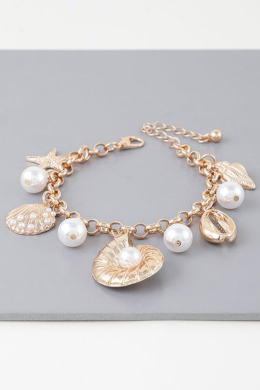 Pearled Sea Jewels Bracelet - Tigbul's Variety Fashion Shop
