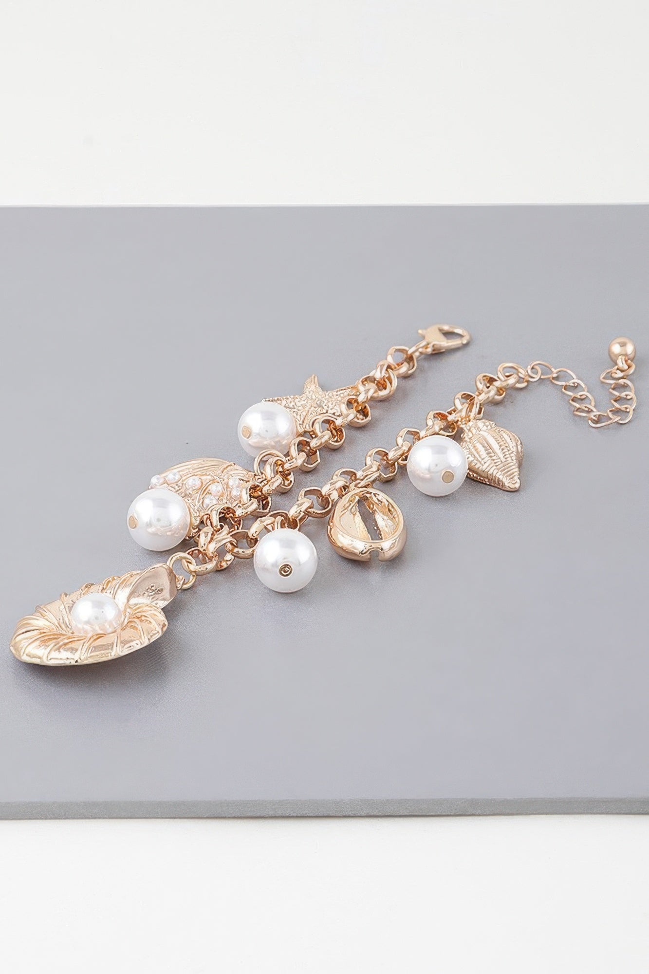 Pearled Sea Jewels Bracelet - Tigbul's Variety Fashion Shop