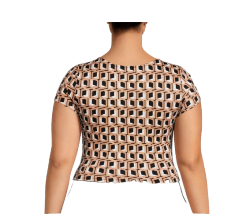 Juniors' Plus Size XXL (19) Hanky Hem Top - Tigbul's Fashion