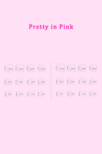 SO PINK BEAUTY Press On Nails 2 Packs - Tigbul's Variety Fashion Shop