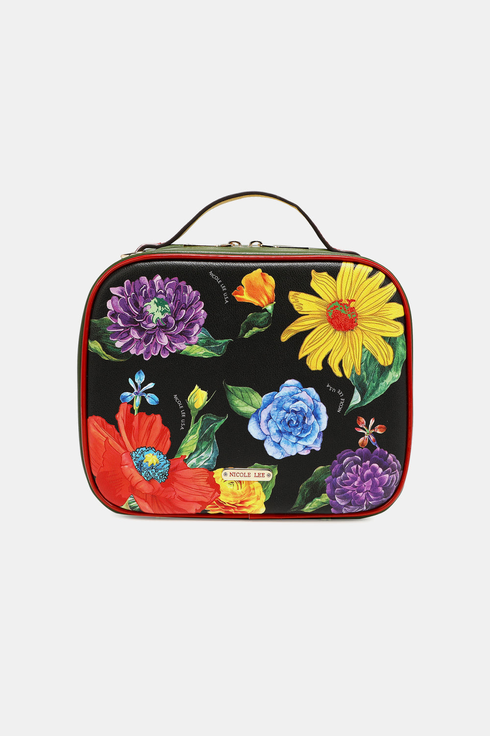 Nicole Lee USA Printed Handbag with Three Pouches - Tigbul's Variety Fashion Shop