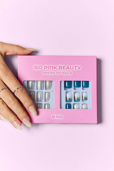 SO PINK BEAUTY Press On Nails 2 Packs - Tigbul's Variety Fashion Shop