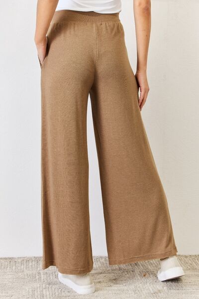 RISEN Ultra Soft Wide Leg Pants - Tigbul's Variety Fashion Shop