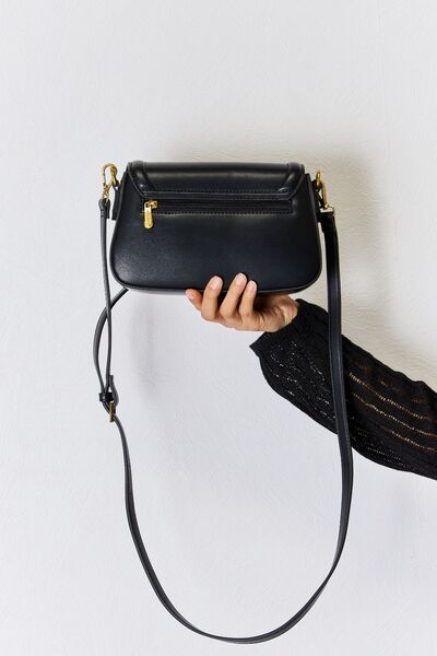 David Jones PU Leather Crossbody Bag - Tigbuls Variety Fashion