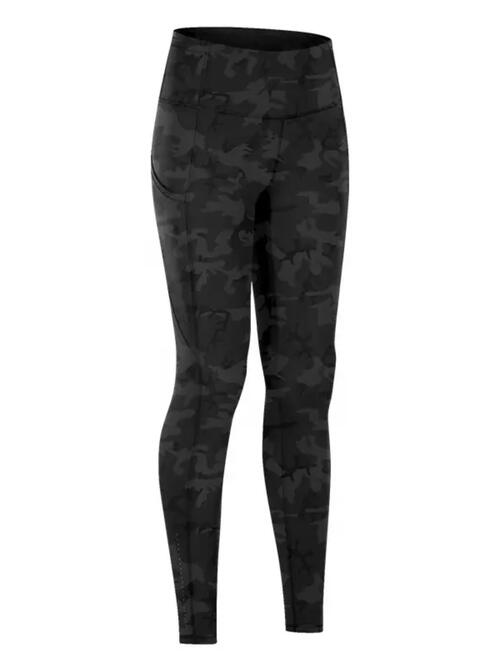 Wide Waistband Sports Leggings - Tigbuls Variety Fashion