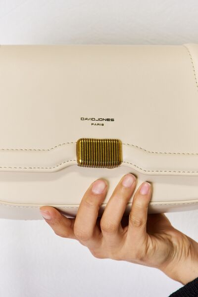 David Jones PU Leather Crossbody Bag - Tigbuls Variety Fashion