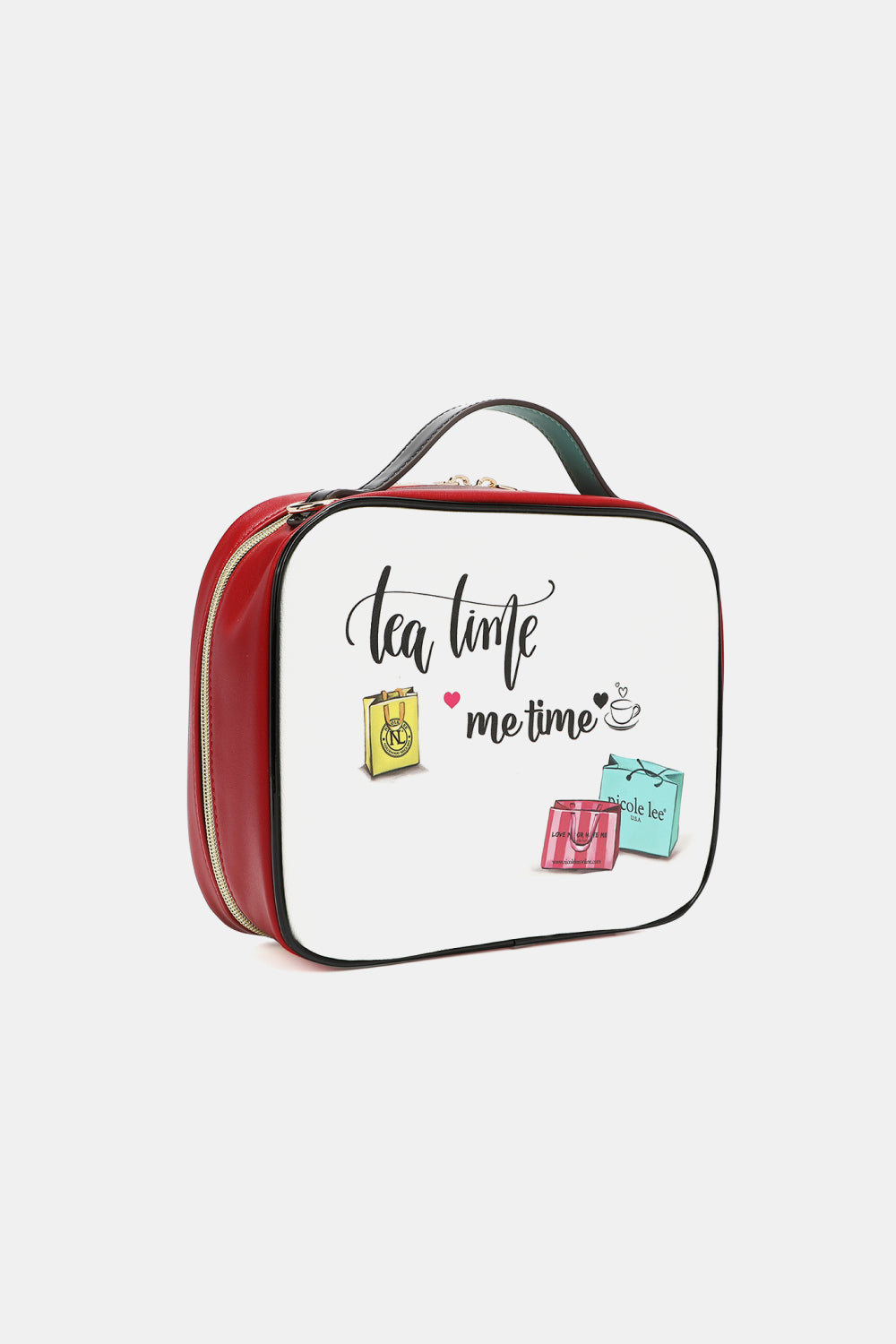 Nicole Lee USA Printed Handbag with Three Pouches - Tigbul's Variety Fashion Shop