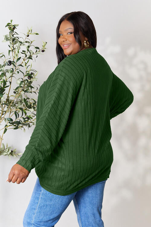 Open Front Long Sleeve Cardigan Sizes Small to 3XL - Tigbuls Variety Fashion