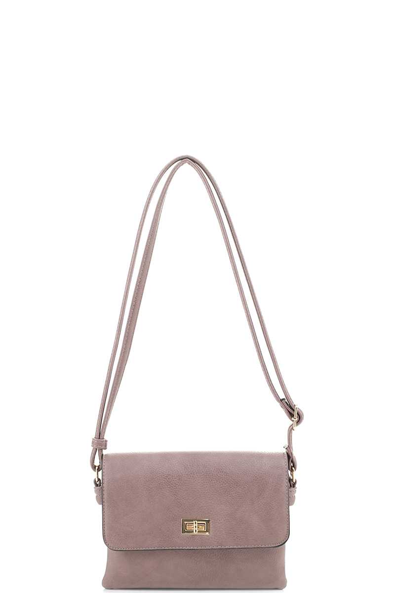Smooth Colored Crossbody Bag - Tigbul's