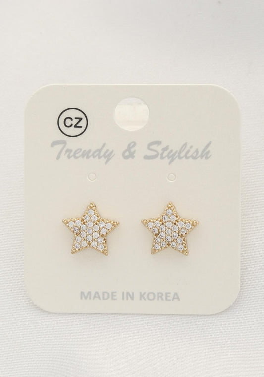 Crystal Star Post Earring - Tigbul's Variety Fashion Shop