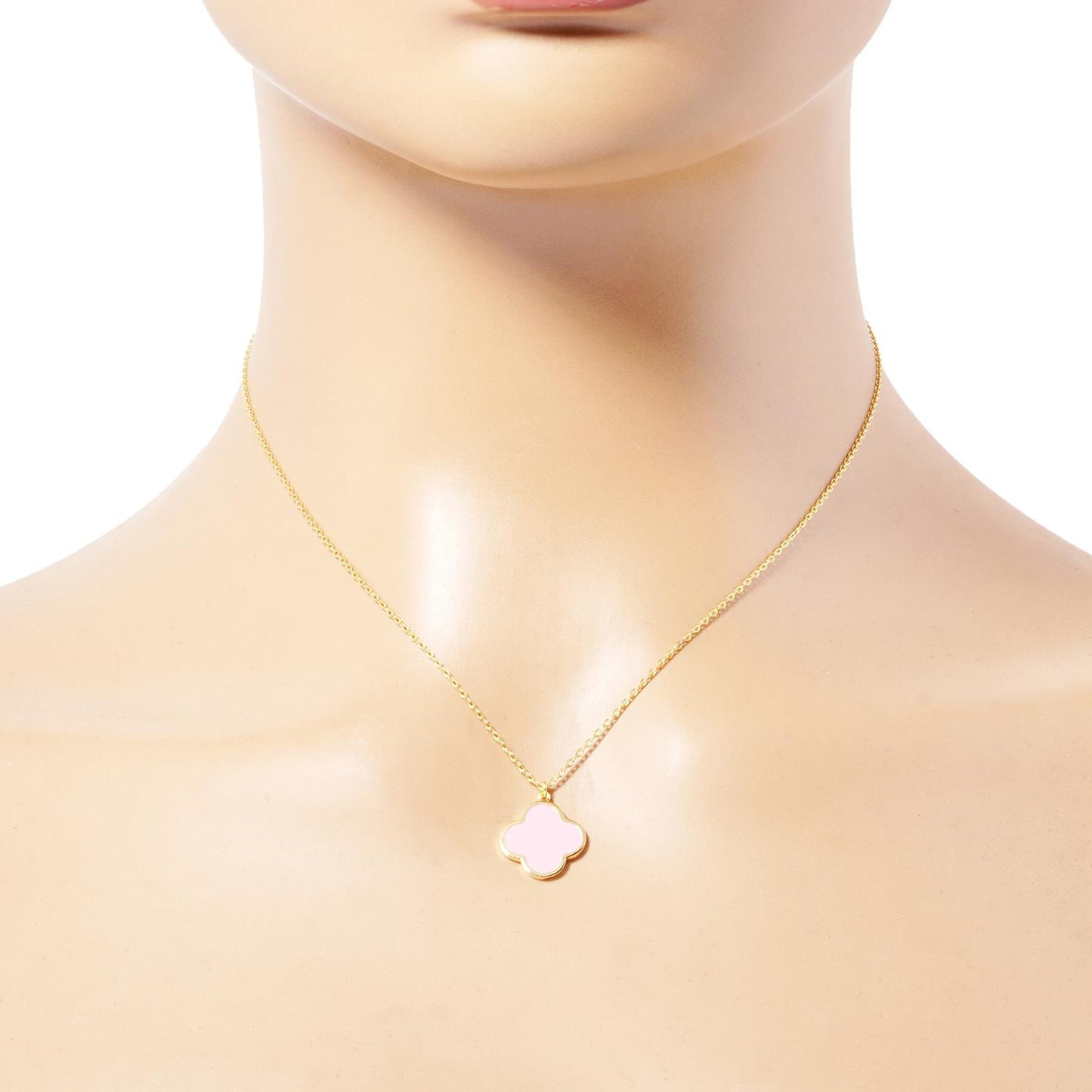 Gold Dipped Flower Pendant Necklace - Tigbul's Variety Fashion Shop
