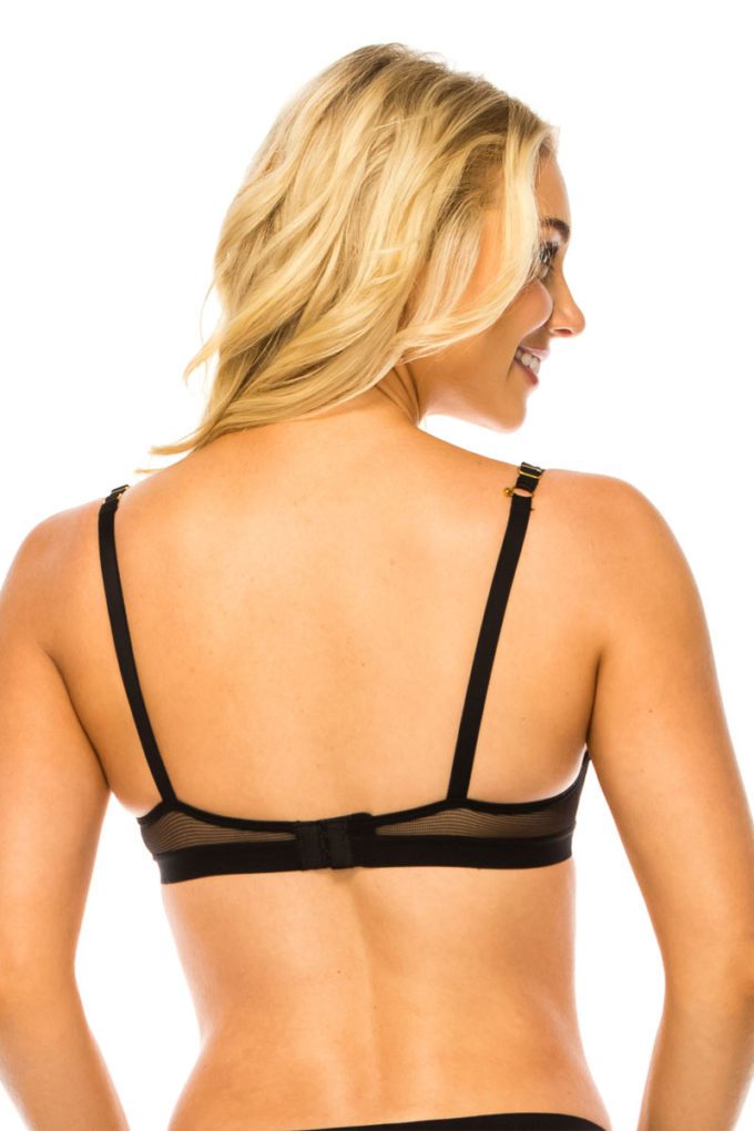Mesh Band No Wire Bra - Tigbul's Variety Fashion Shop