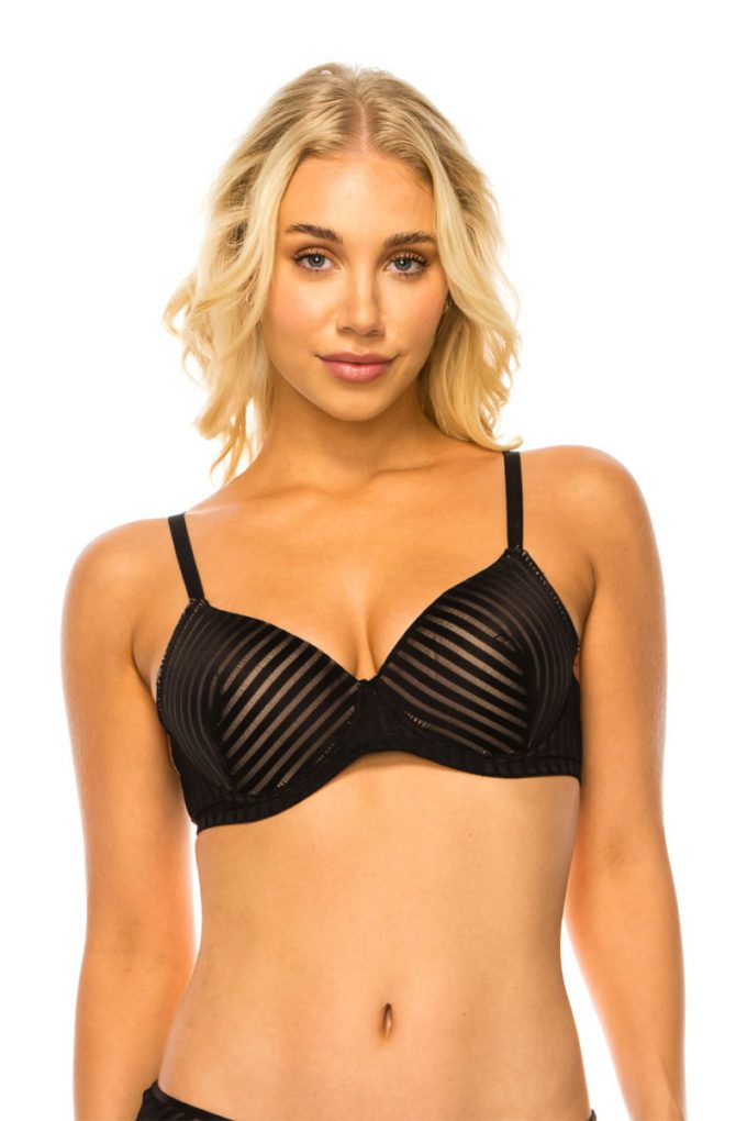 Stripe Lace Bra - Tigbuls Fashion
