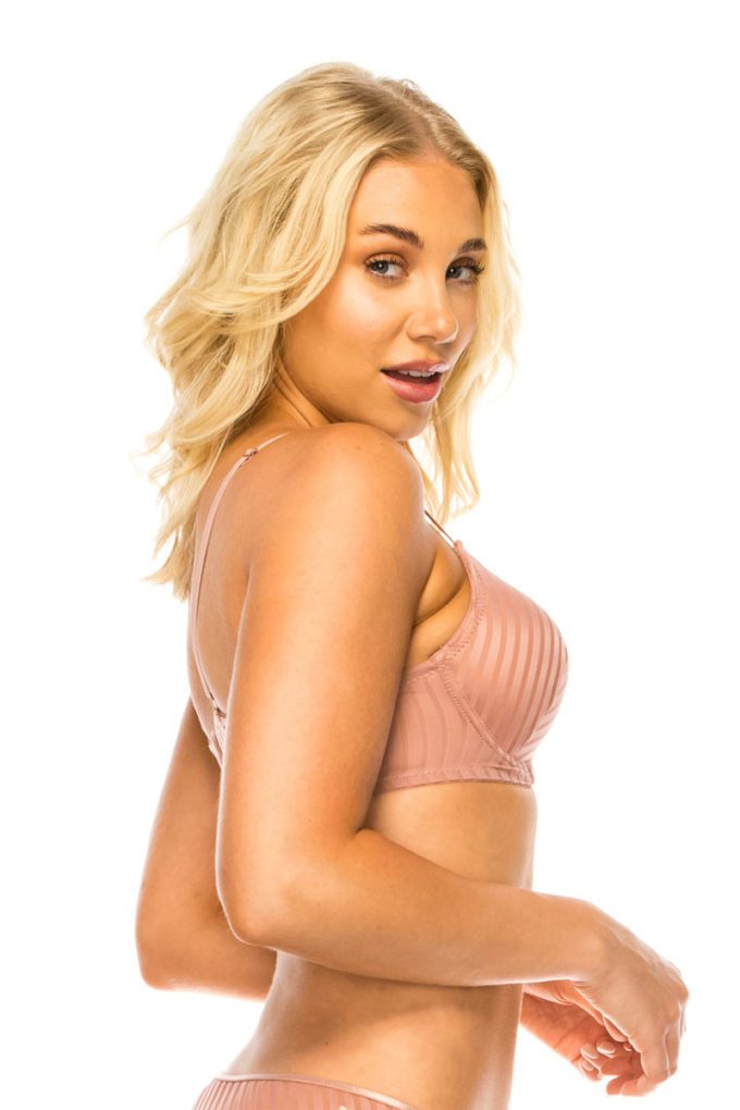 Stripe Lace Bra - Tigbuls Fashion