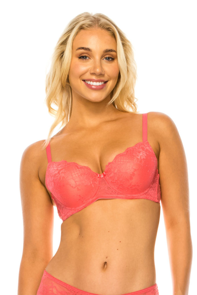 Floral Lace Bra - Tigbul's Variety Fashion Shop