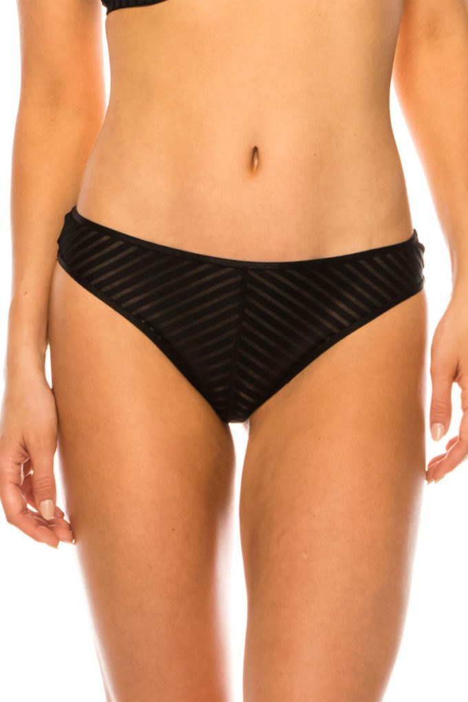 Stripe Lace Thong - Tigbuls Fashion