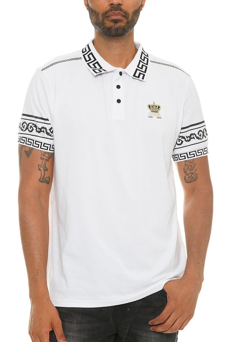 Version Couture Polo Button Down Shirt - Tigbul's Variety Fashion Shop