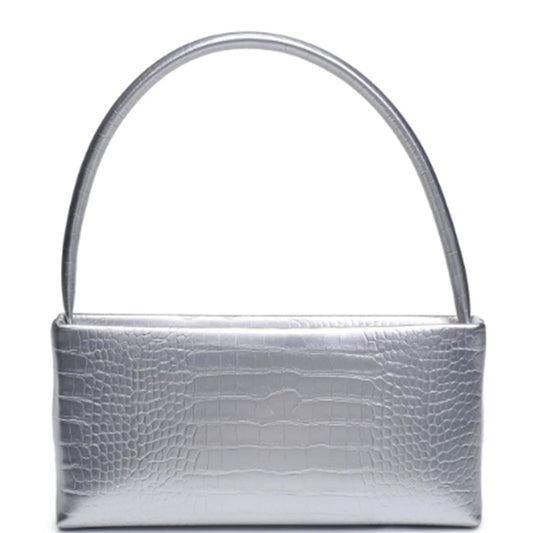 Croc Mandy Handle Crossbody Bag - Tigbul's Variety Fashion Shop