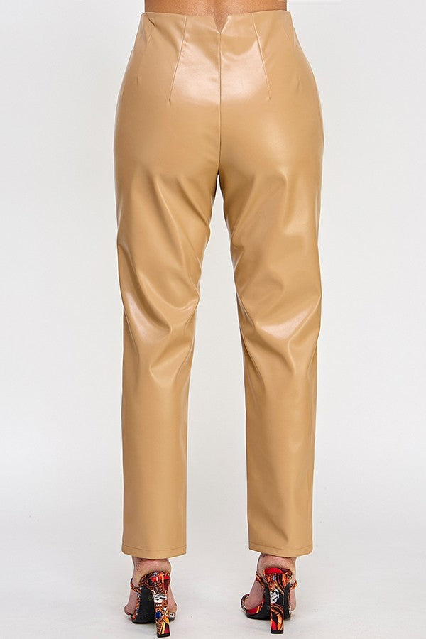 Faux Leather Pants - Tigbuls Variety Fashion