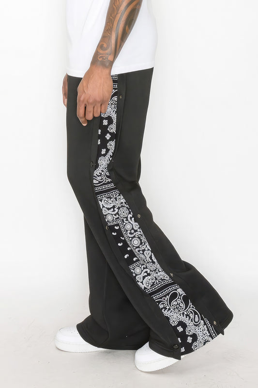 Flared Bandana Fleece Pants - Tigbuls Variety Fashion