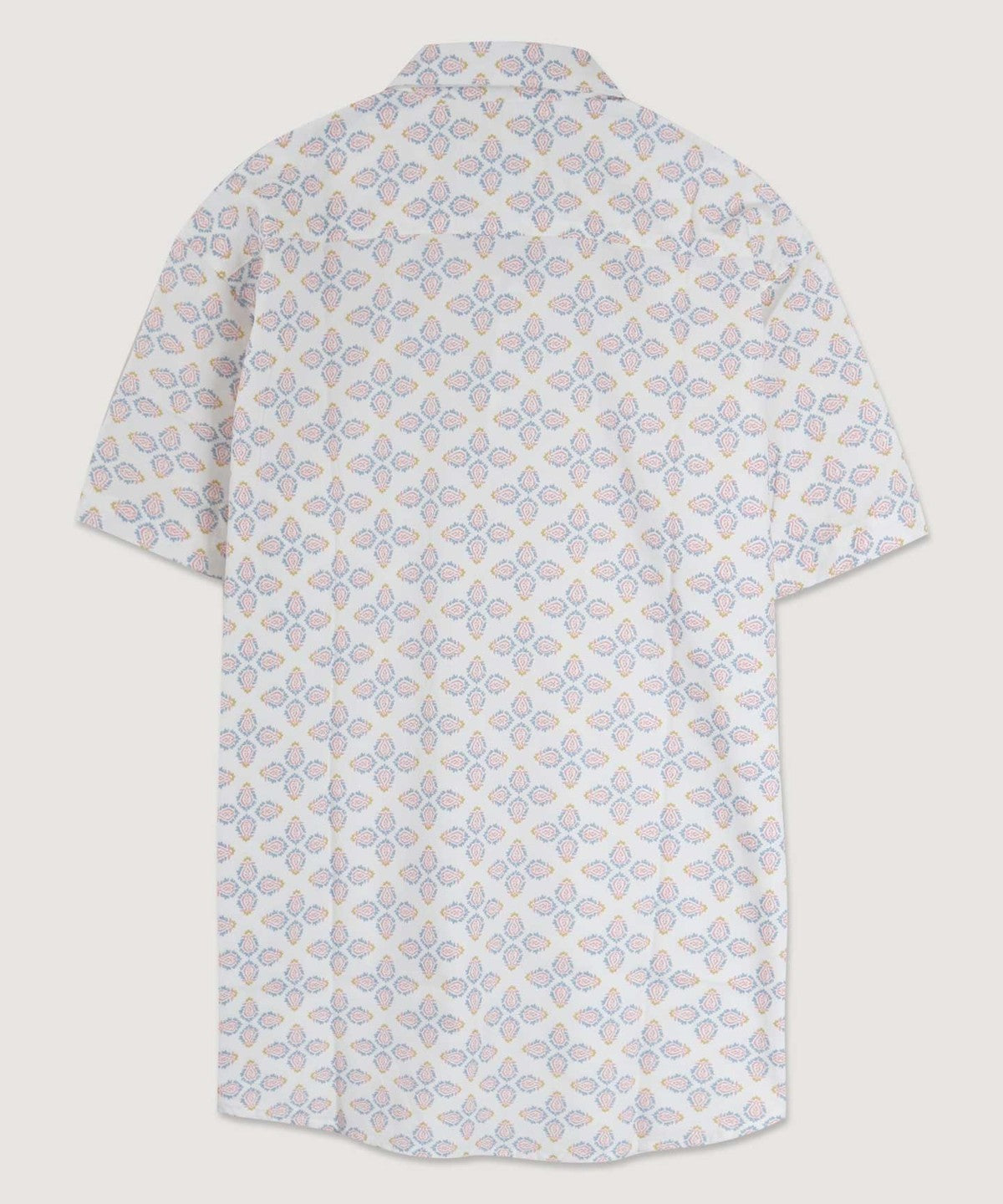 Men's Geo Tile Collared Button-Down Shirt - Tigbul's Variety Fashion Shop
