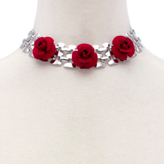 Sodajo Flower Metal Necklace - Tigbul's Variety Fashion Shop