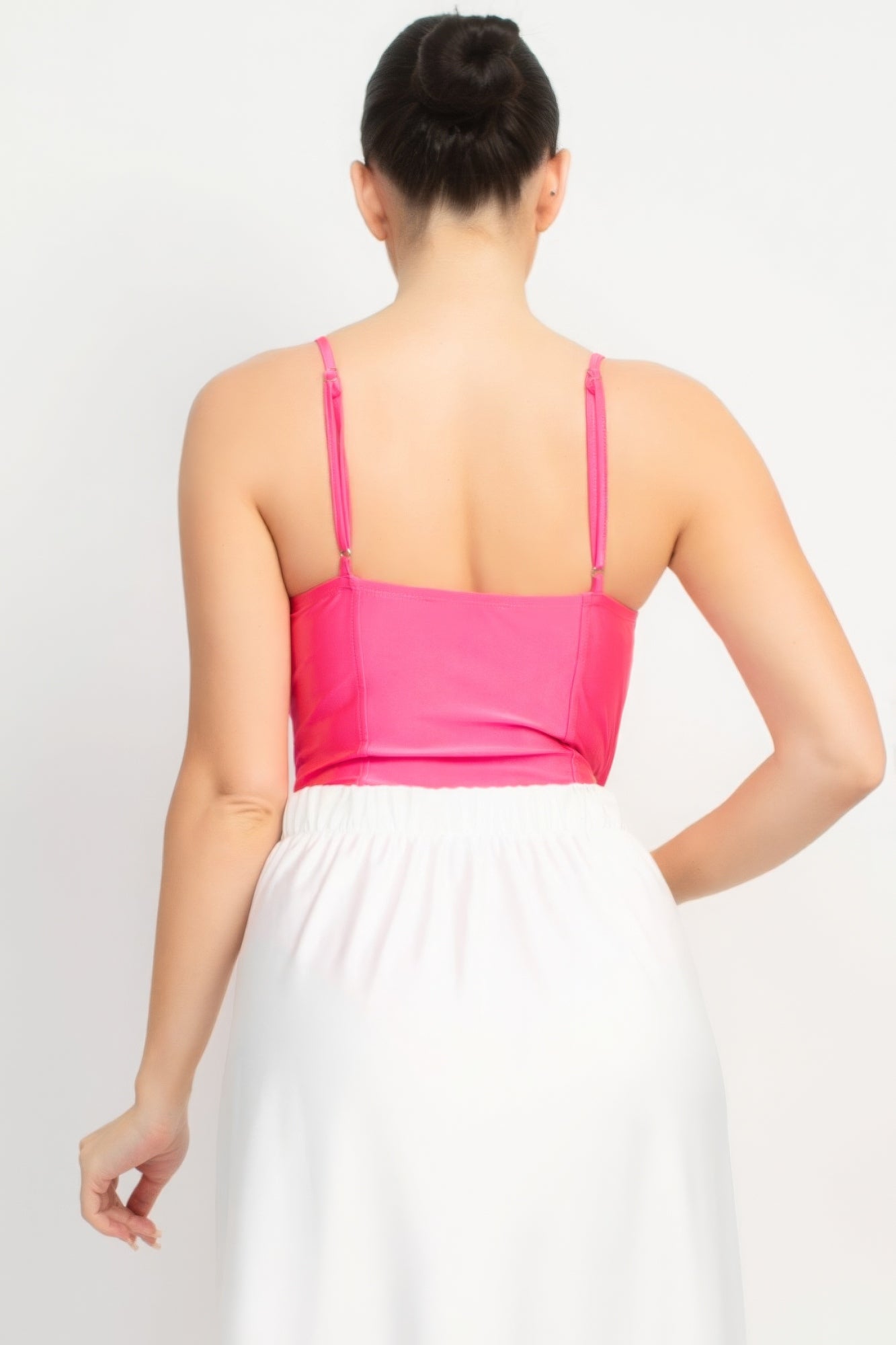 Rhinestone Strap Sweetheart Bodysuit - Tigbuls Variety Fashion