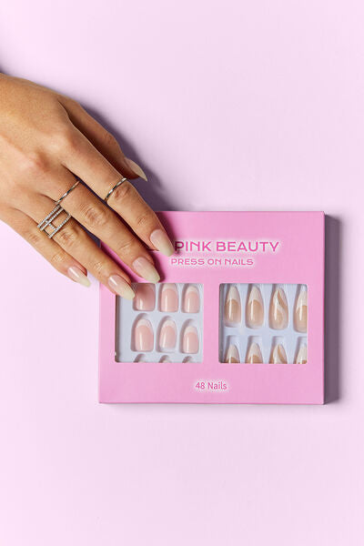 SO PINK BEAUTY Press On Nails 2 Packs - Tigbul's Variety Fashion Shop