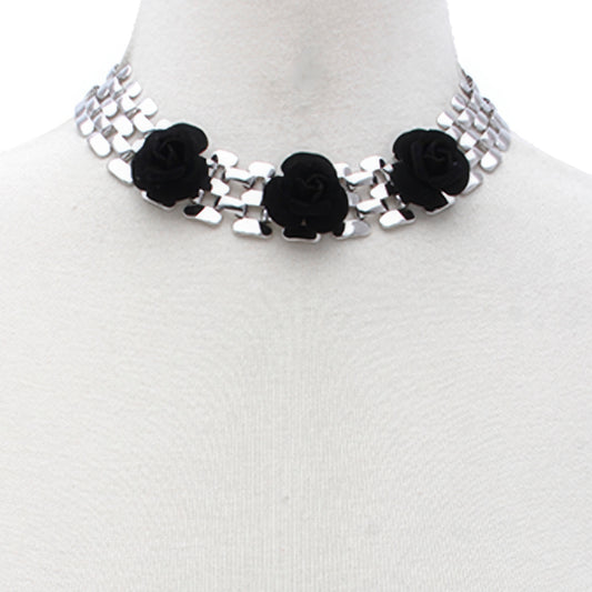 Sodajo Flower Metal Necklace - Tigbul's Variety Fashion Shop