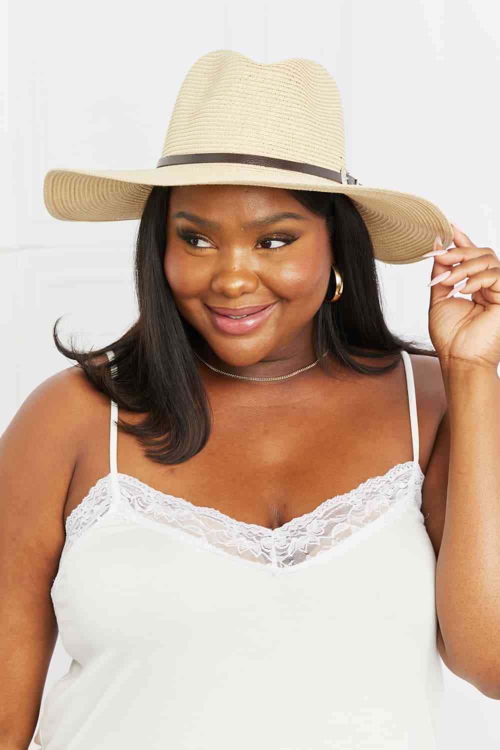 Fame Boho Summer Straw Fedora Hat - Tigbuls Variety Fashion