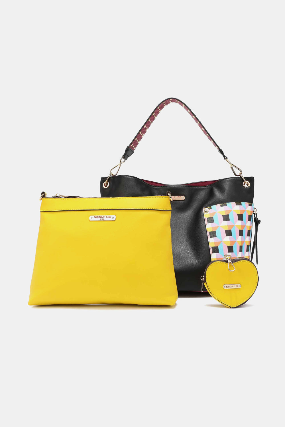 Nicole Lee USA Quihn 3-Piece Handbag Set - Tigbul's Fashion