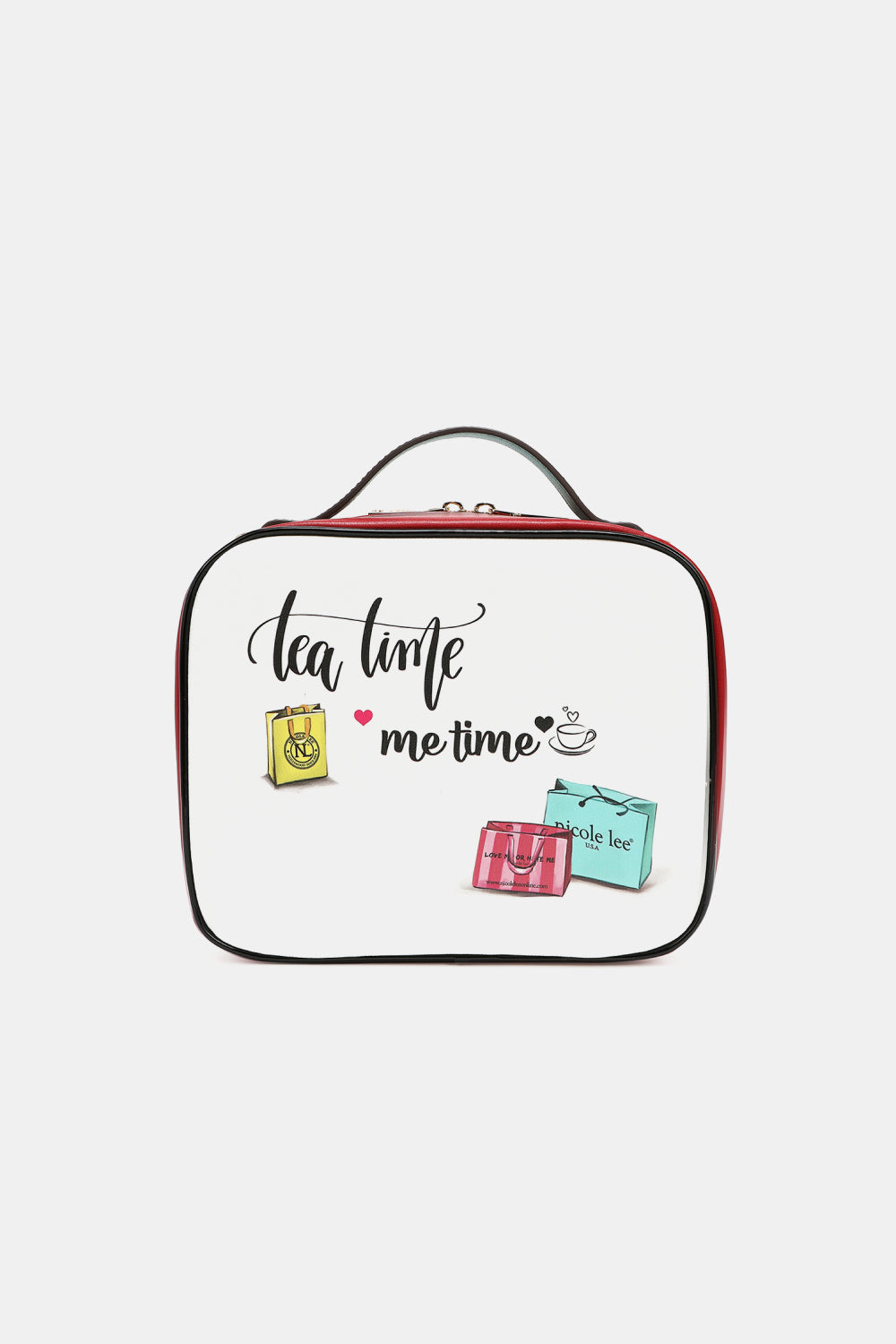 Nicole Lee USA Printed Handbag with Three Pouches - Tigbul's Variety Fashion Shop