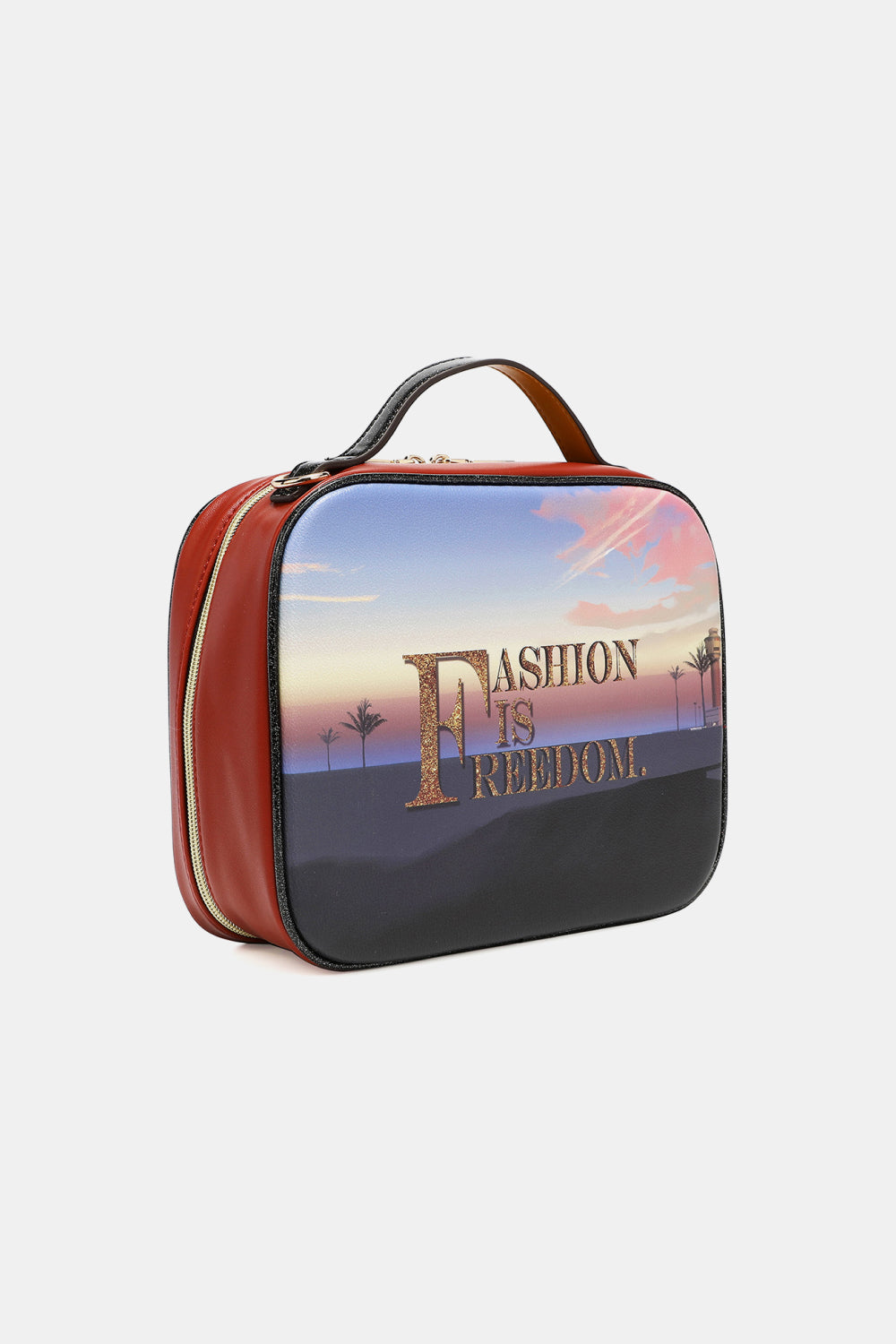 Nicole Lee USA Printed Handbag with Three Pouches - Tigbul's Variety Fashion Shop