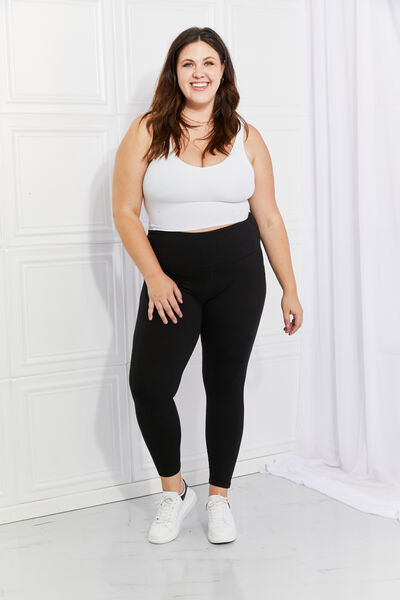 Leggings Depot Full Size Strengthen and Lengthen Reflective Dot Active Leggings - Tigbul's Variety Fashion Shop