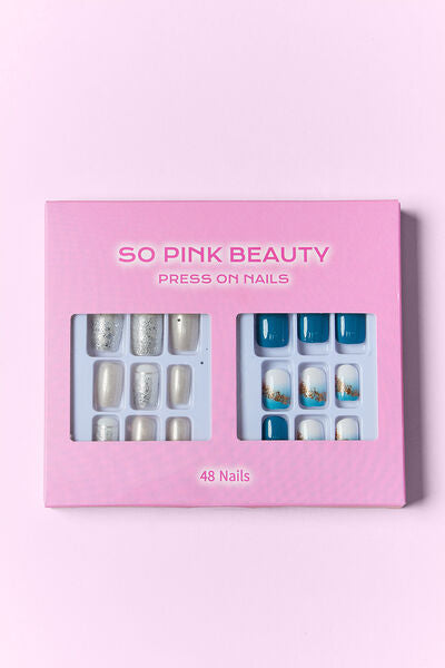 SO PINK BEAUTY Press On Nails 2 Packs - Tigbul's Variety Fashion Shop