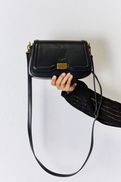 David Jones PU Leather Crossbody Bag - Tigbuls Variety Fashion