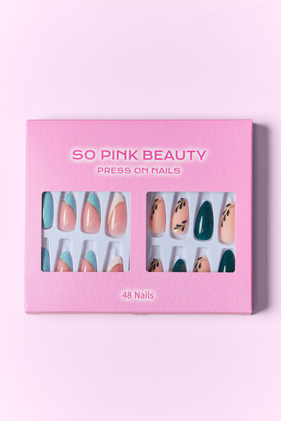 SO PINK BEAUTY Press On Nails 2 Packs - Tigbul's Variety Fashion Shop