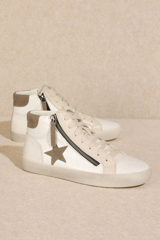 Star, High Top, Sneakers - Tigbul's Variety Fashion Shop