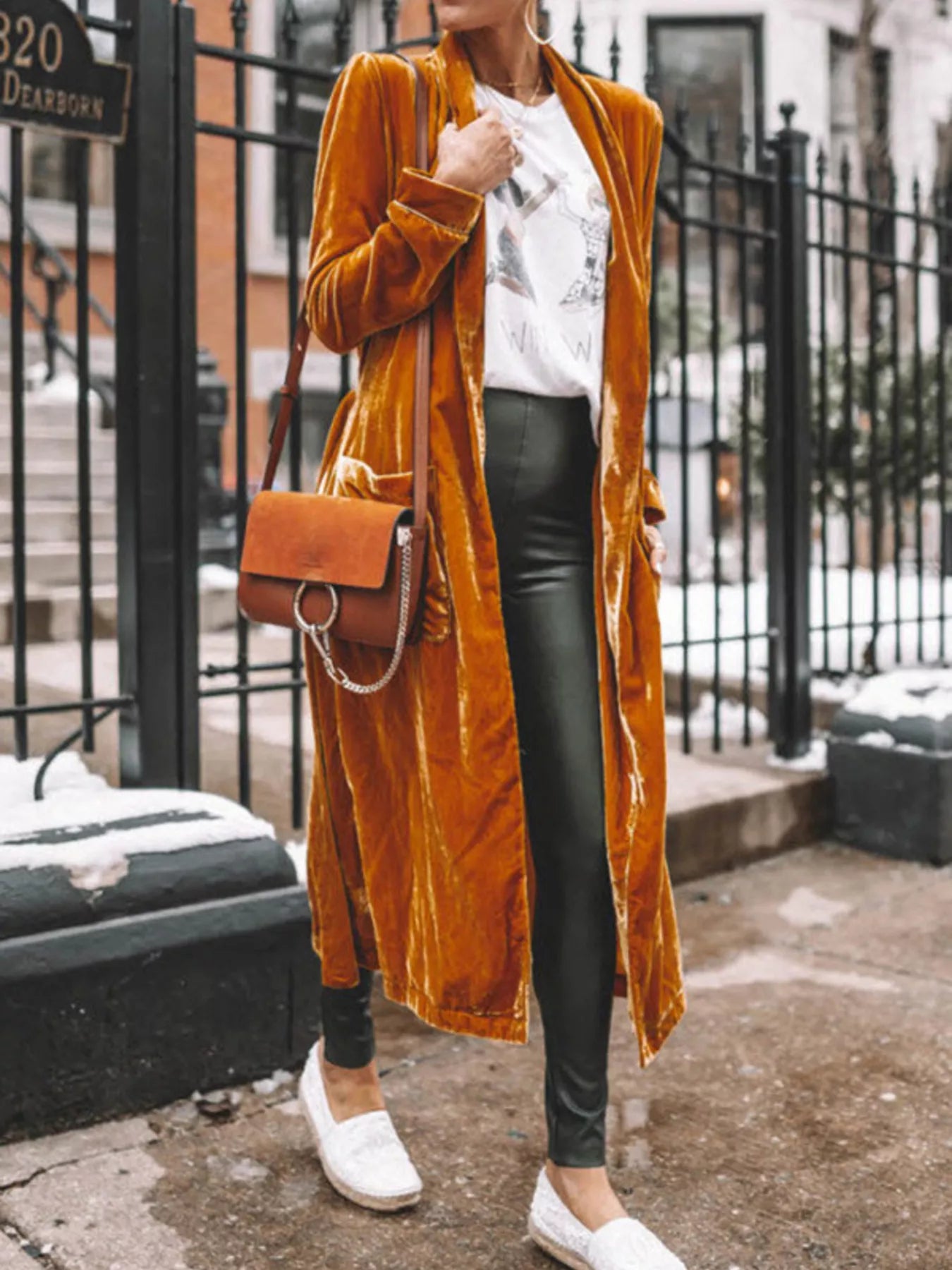 Open Front Long Sleeve Longline Cardigan - Tigbul's Variety Fashion Shop
